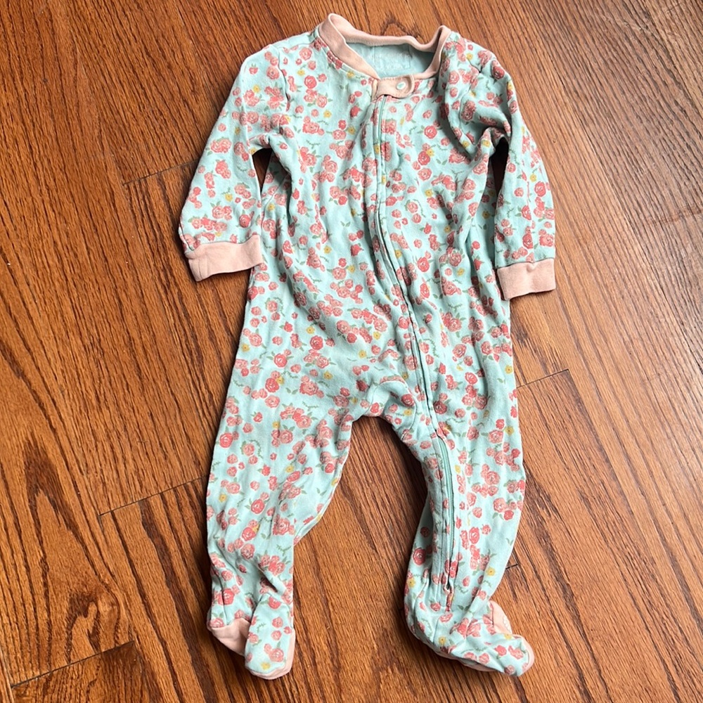 6-9m Burt Bees Baby Footies